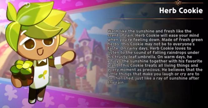 Herb Cookie Cookie Run Kingdom